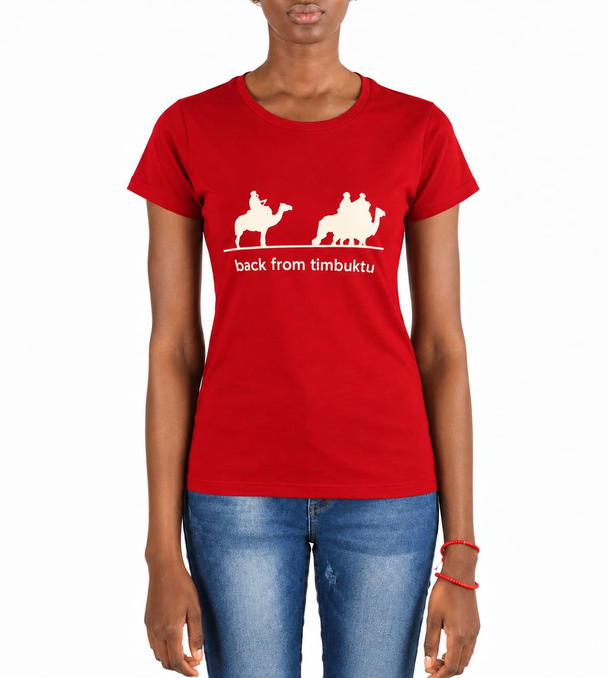T-shirt femme motif timbuktu
