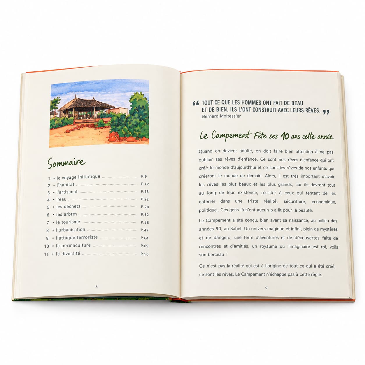 Livre Le Campement 20 ans